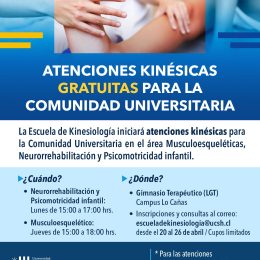 Atenciones Kinésica UCSH Escuela de Kinesiología