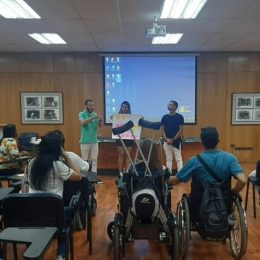 situación de discapacidad Escuela de Kinesiología UCSH organiza encuentro con estudiantes