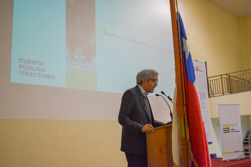 Cuenta pública del Rector Doctor Galvarino Jofré Araya, la Universidad Católica Silva Henríquez celebra sus 41 años.