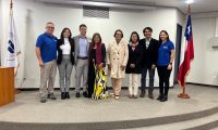 Grupo de académicos UCSH expositores en Congreso de Educación Física